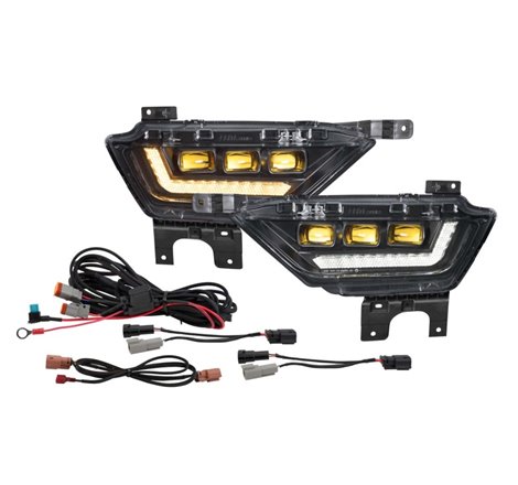 Diode Dynamics 21-23 Ford F-150 Elite Fog Lamps - Yellow