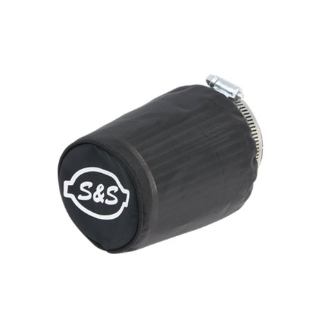 S&S Cycle Air Filter Cover For Tapered S&S Tuned Induction Filters - Black Nylon