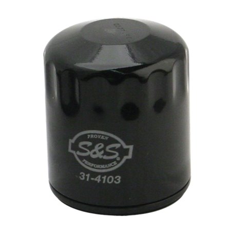 S&S Cycle 99-18 BT/2017+ M8 Black Oil Filter