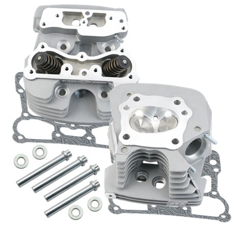 S&S Cycle 99-05 BT Super Stock 79cc Cylinder Head Kit - Silver