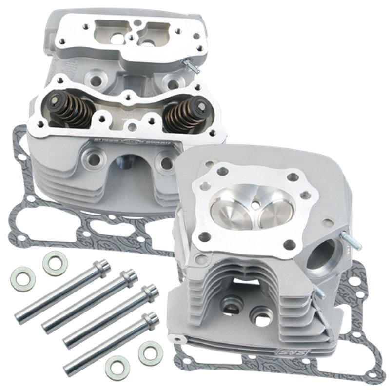 S&S Cycle 99-05 BT Super Stock 79cc Cylinder Head Kit - Silver