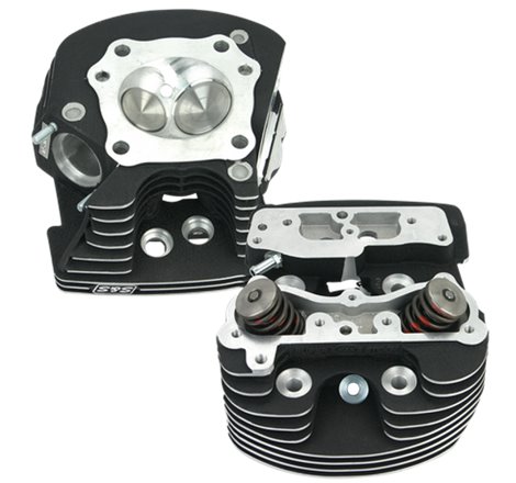 S&S Cycle 84-99 BT Super Stock Cylinder Heads - Polished Aluminum Finish