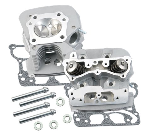 S&S Cycle 2006 Dyna Super Stock 91cc Cylinder Heads - Silver