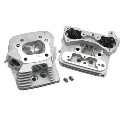 S&S Cycle 84-99 Performance Replacement Low Compression 76cc Cylinder Heads - Natural