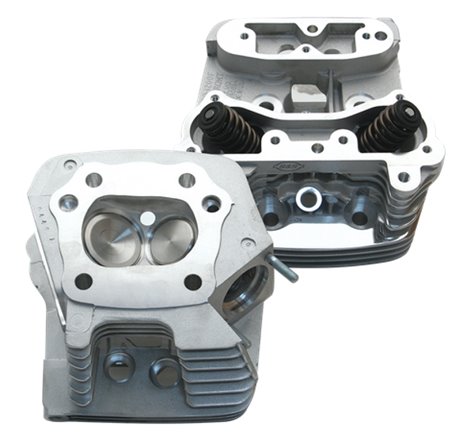 S&S Cycle 84-99 BT Performance Replacement Low Compression 82cc Cylinder Heads - Polished