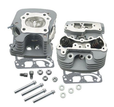 S&S Cycle 08-16 Touring Super Stock 79cc Cylinder Head Kit - Silver