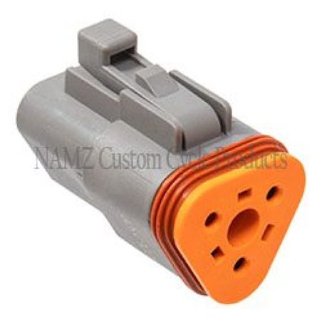 NAMZ Deutsch DT Series 3-Wire Plug & Wedgelock - Grey (HD 72133-94GY)