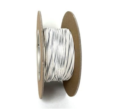 NAMZ OEM Color Primary Wire 100ft. Spool 20g - White/Gray Stripe