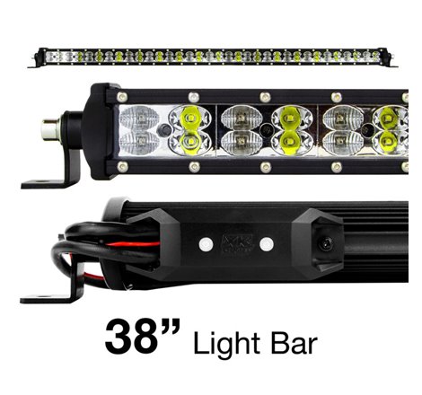 XK Glow RGBW Light Bar High Power Offroad Work/Hunting Light w/ Bluetooth Controller 38In