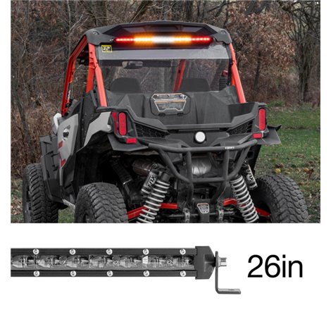 XK Glow Super Slim Offroad LED Chase Bar 4 Modes 72w 26in
