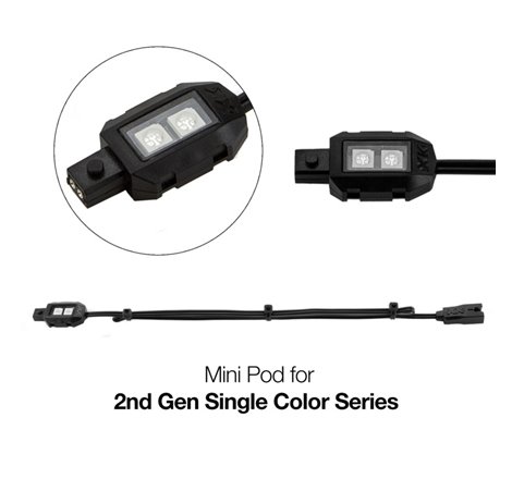 XK Glow Single Color Ultra Bright Compact Pod WHITE - 2nd Gen