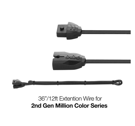 XK Glow Extension Wire for Million Color Series 2nd Gen 12ft