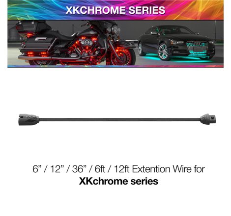 XK Glow 12 Inch - 4 Pin Extension Wire for XKchrome & 7 Color Series
