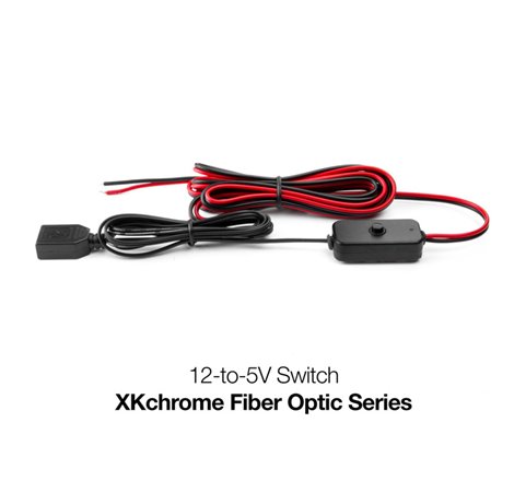 XK Glow 12V to 5V Switch for Fiber Optic Kits