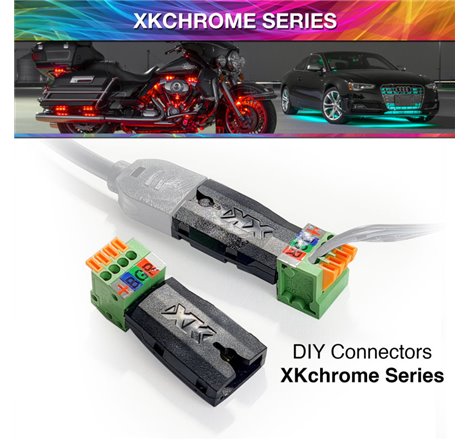 XK Glow 4 Pin DIY Connectors