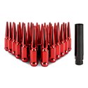 Mishimoto Mishimoto Steel Spiked Lug Nuts M14 x 1.5 32pc Set Red
