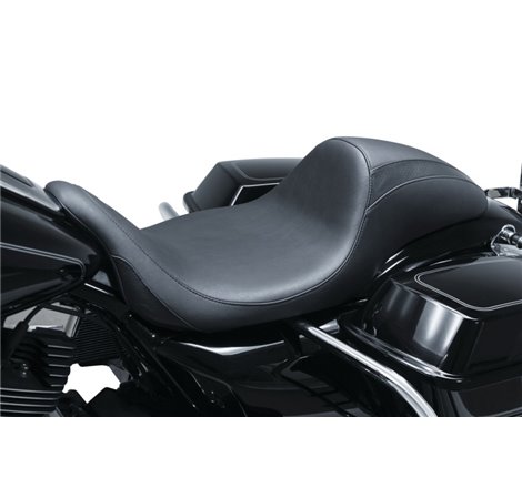 Mustang 08-21 Harley Electra Glide, Rd Glide, Rd King, Str Glide Hightail Fastback 1PC Seat - Black