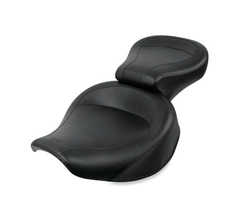 Mustang 82-00 Harley FXR Wide Touring 1PC Seat - Black