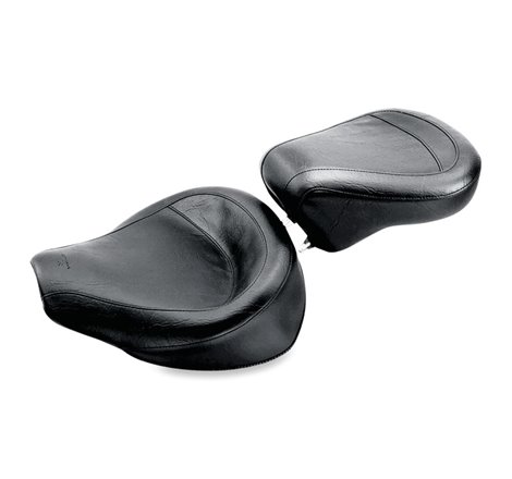 Mustang 58-84 Harley FX/FL Wide Touring Solo Seat - Black