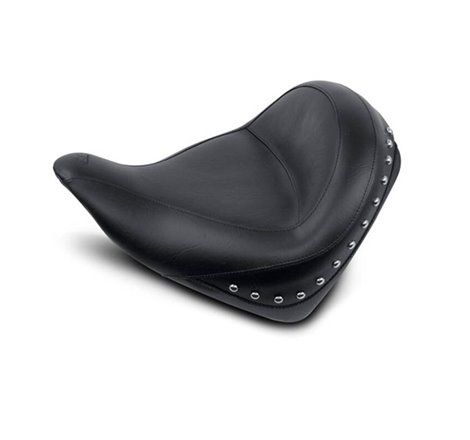 Mustang 10-21 Honda VT1300CX Fury Wide Touring Solo Seat w/Studs - Black
