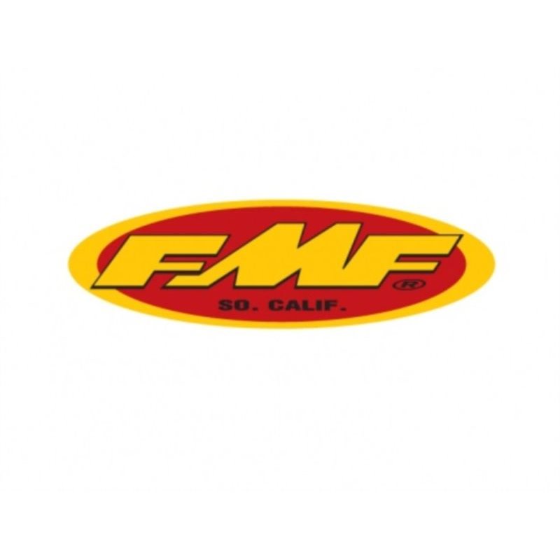 FMF Racing Authorized Dealer Sticker (Yel/Red) (Individual)