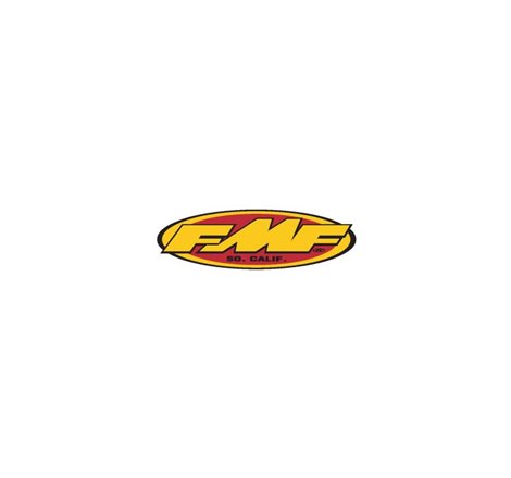 FMF Racing 5In Jersey Sticker (Yel/Red) (Individual)