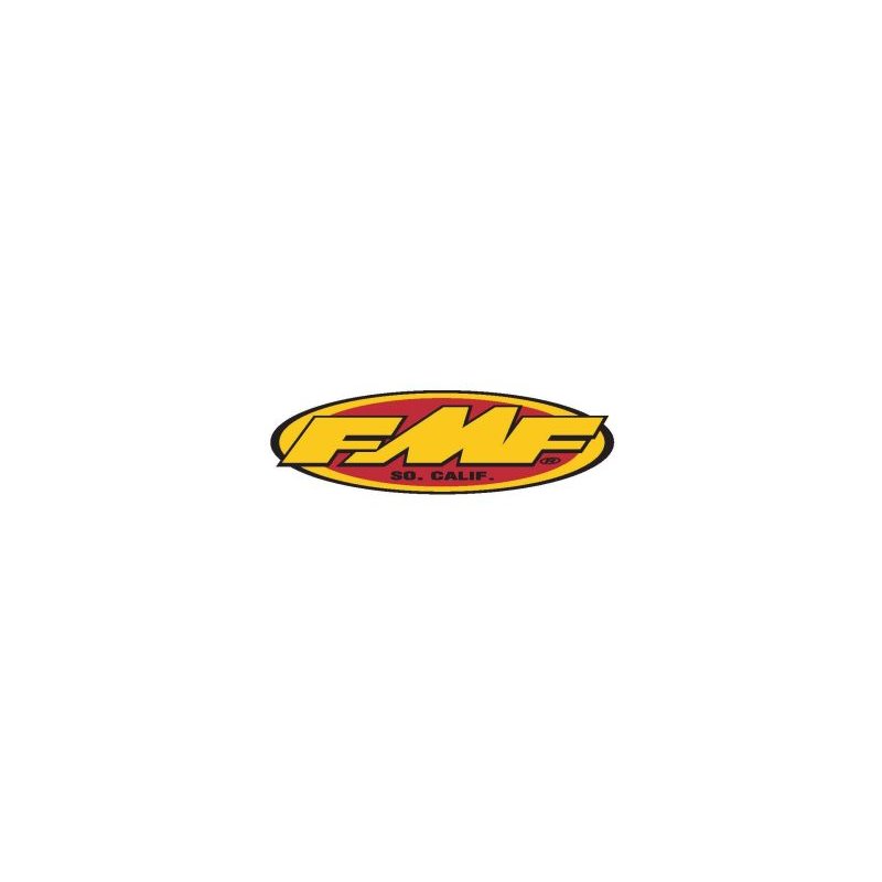 FMF Racing 5In Jersey Sticker (Yel/Red) (Individual)