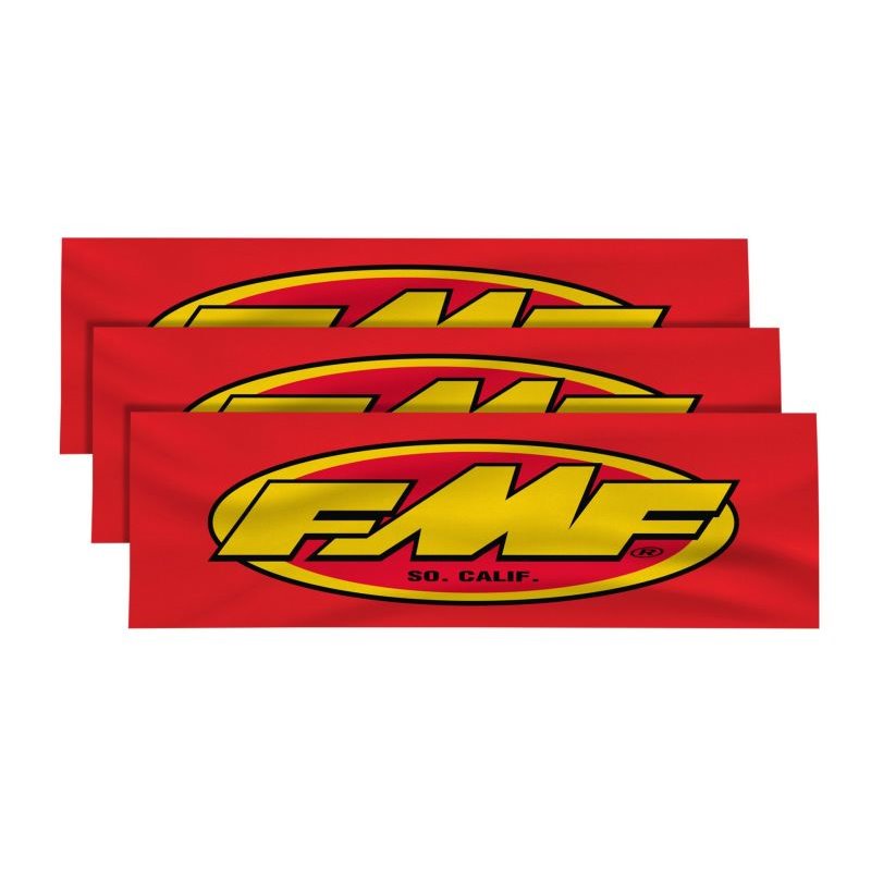 FMF Racing 3-Up Cloth Track Banner (80Cm X 750Cm)