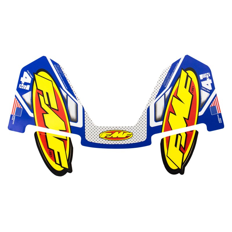 FMF Racing 4.1 Colorways 2020 Logo Kit - Blue