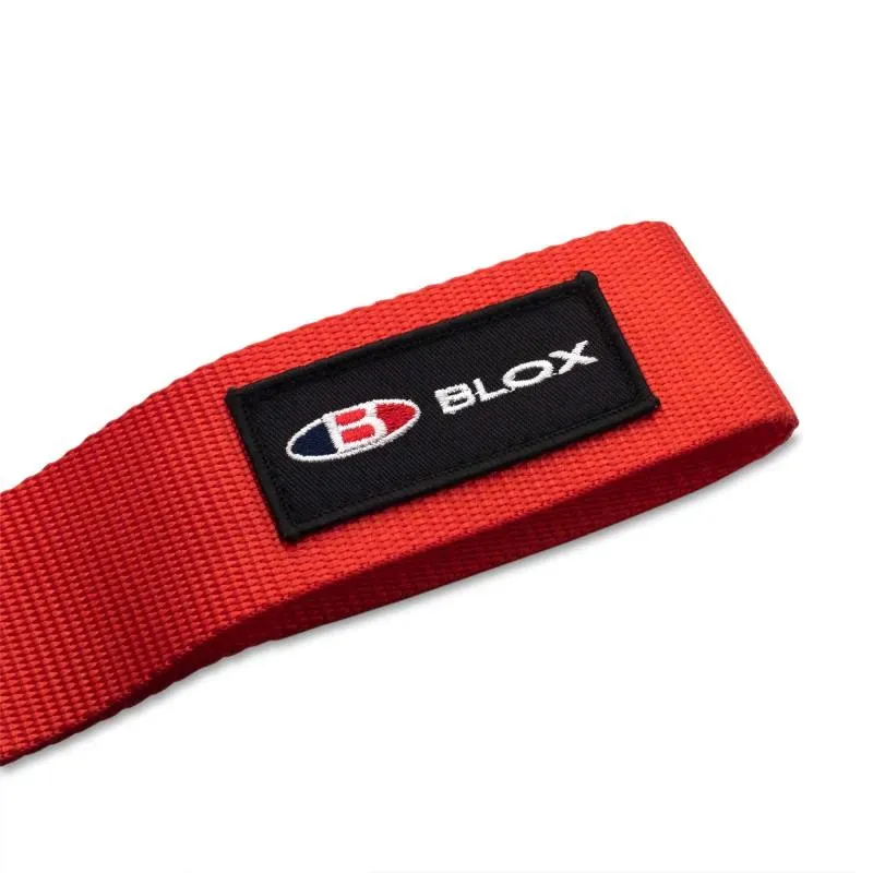 BLOX Racing Universal Tow Strap With BLOX Logo - Red BLOX Racing Universal Tow Strap With BLOX Logo - Red