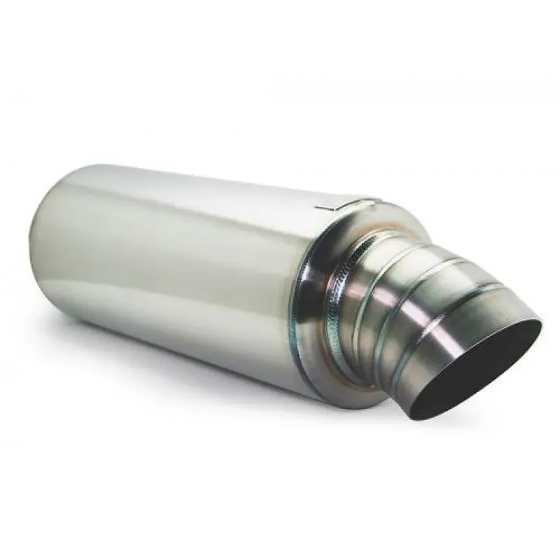 BLOX Racing 3.5in Street Muffler With Turndown Tip BLOX Racing 3.5in Street Muffler With Turndown Tip