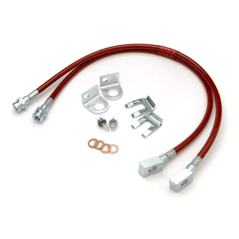 JKS Manufacturing Jeep Wrangler YJ HD Extended Brake Line - Front JKS Manufacturing Jeep Wrangler YJ HD Extended Brake Line - Front