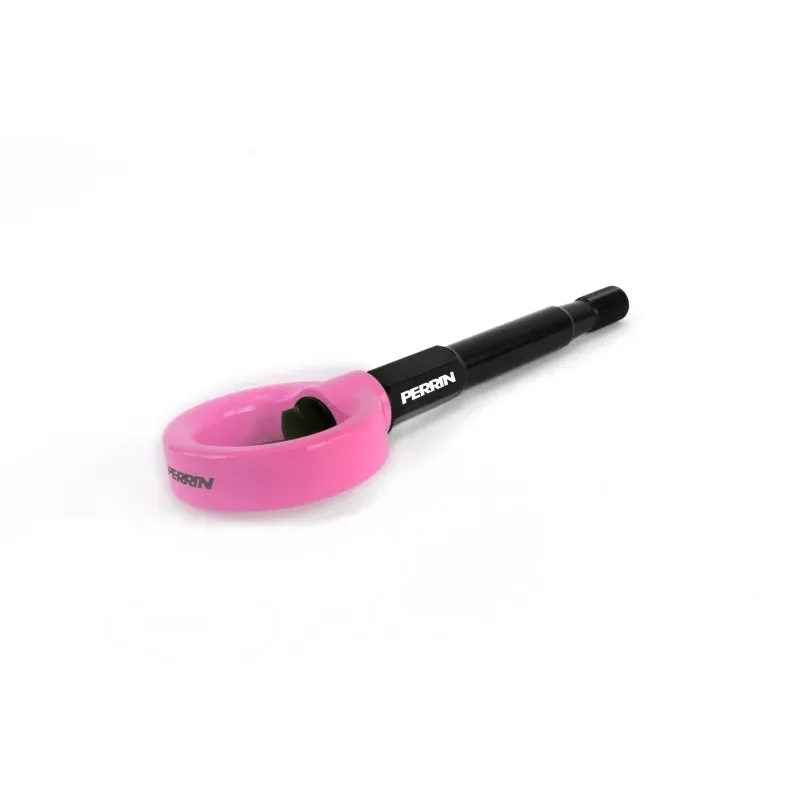Perrin 15-19 Subaru WRX/STI Tow Hook Kit (Rear) - Hyper Pink Perrin 15-19 Subaru WRX/STI Tow Hook Kit (Rear) - Hyper Pink