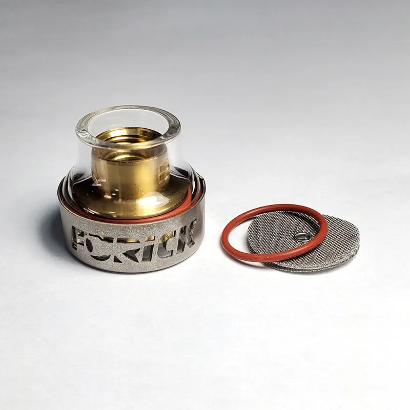 Ticon Industries Furick Cup BBW Number 16 Pyrex Cup Kit Titanium Cover Ticon Industries Furick Cup BBW Number 16 Pyrex Cup Kit Titanium Cover