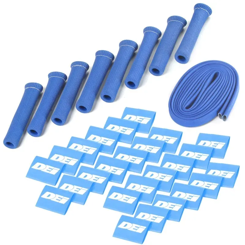 DEI Protect-A-Boot and Wire Kit 8 Cylinder - Blue DEI Protect-A-Boot and Wire Kit 8 Cylinder - Blue