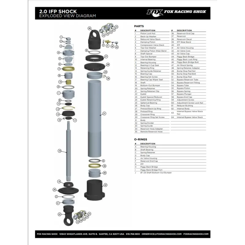 Fox Clevis (1.30 W 2.950 Tlg 5/8-18 Unf) Al Black Fox Clevis (1.30 W 2.950 Tlg 5/8-18 Unf) Al Black