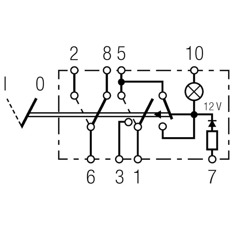 Hella Switch On/Off Hazard Warning 10A Hella Switch On/Off Hazard Warning 10A