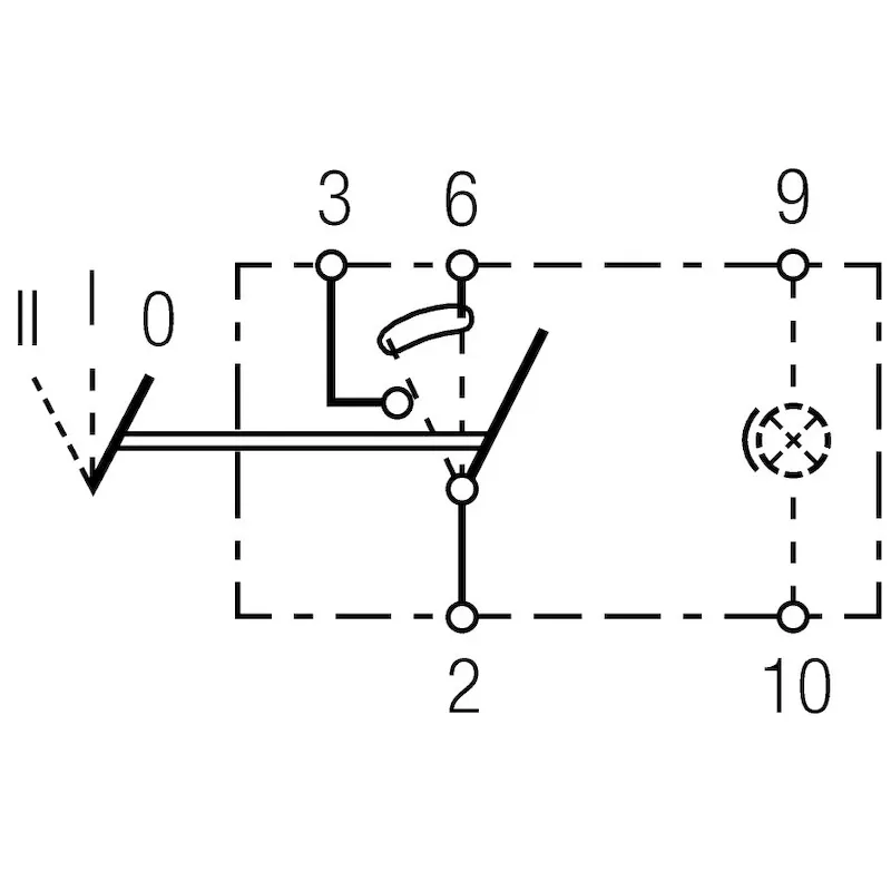 Hella Switch On/On/Off W Location Light Hella Switch On/On/Off W Location Light