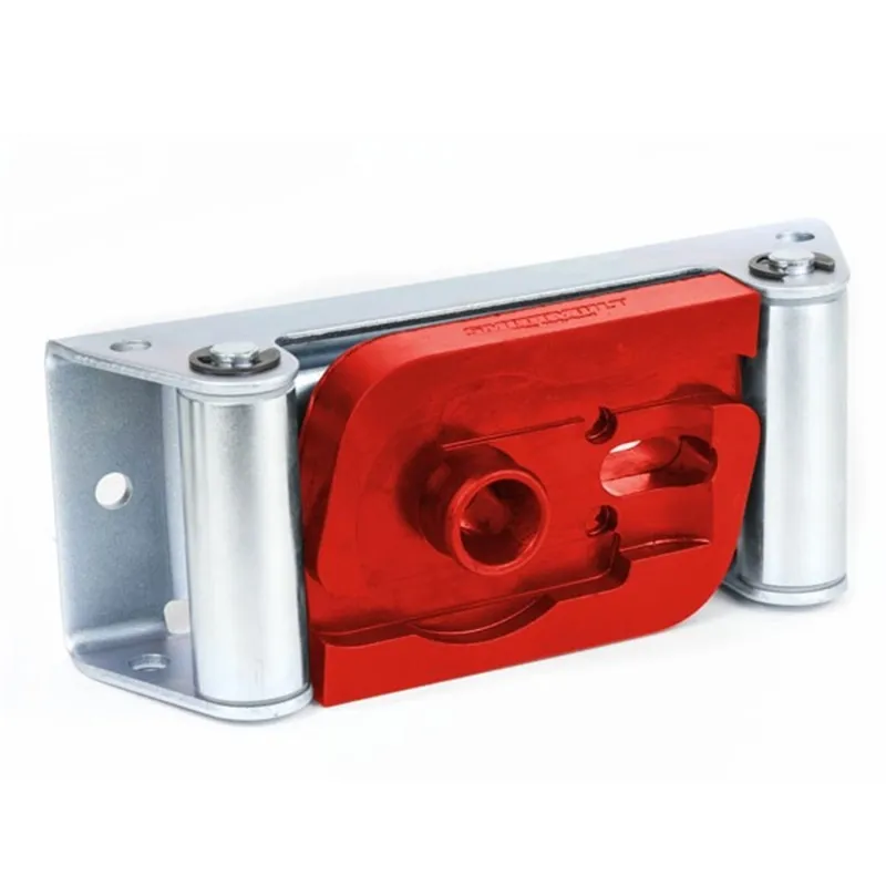Daystar Smittybilt Winch Roller Fairlead Isolator Red Daystar Smittybilt Winch Roller Fairlead Isolator Red