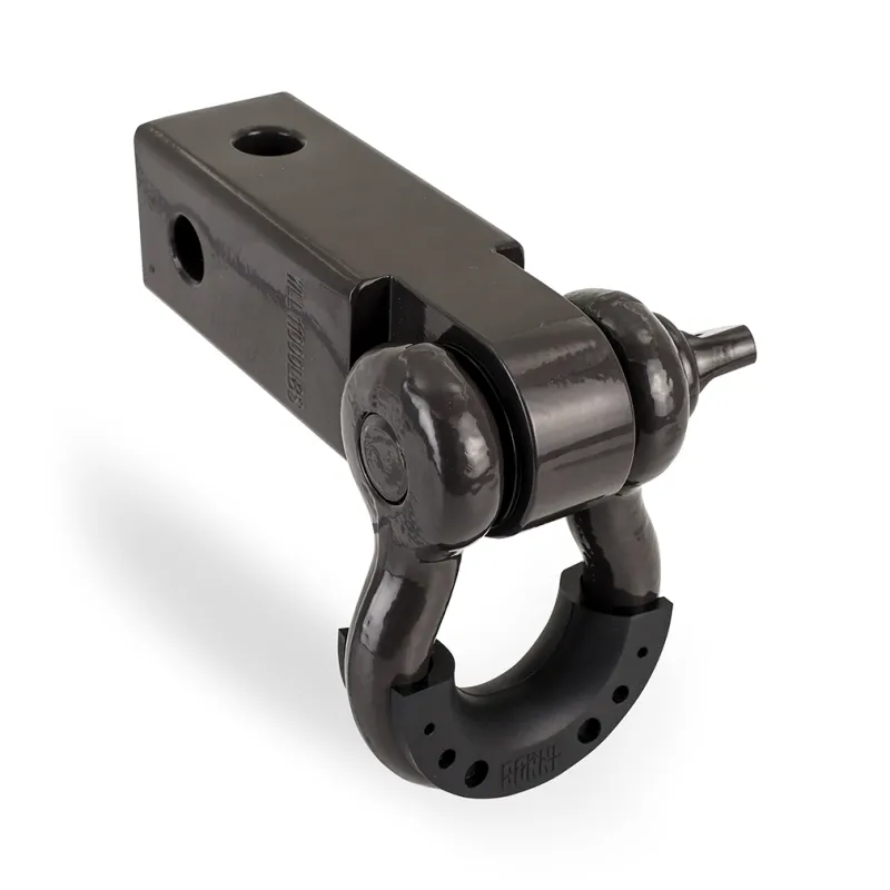 Borne Off-Road Borne Hitch Receiver and Shackle Set Black Borne Off-Road Borne Hitch Receiver and Shackle Set Black