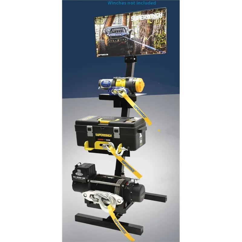 Superwinch MD 3 Winch Display Stand w/Header Card (Winches not included) Superwinch MD 3 Winch Display Stand w/Header Card (Winches not included)