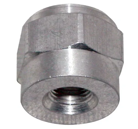 Moroso 1/8in NPT Female Weld-On Bung - Aluminum - Single