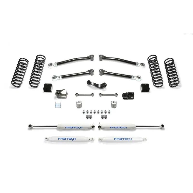 Fabtech 07-18 Jeep JK 4-Door 3in Trail w/Perf Shocks Fabtech 07-18 Jeep JK 4-Door 3in Trail w/Perf Shocks