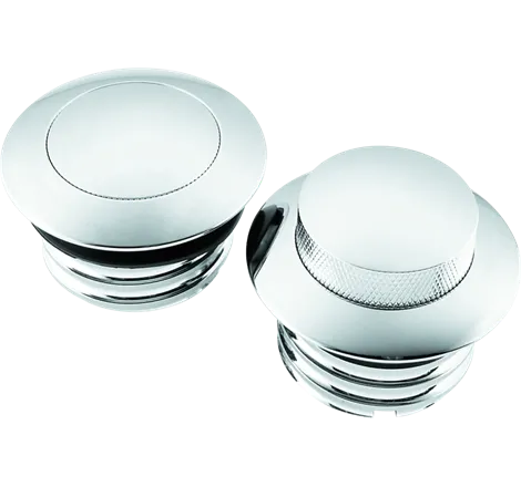 Bikers Choice 82 Up W/Dual Cap Chrome Pop Up Billet Gas CapSet