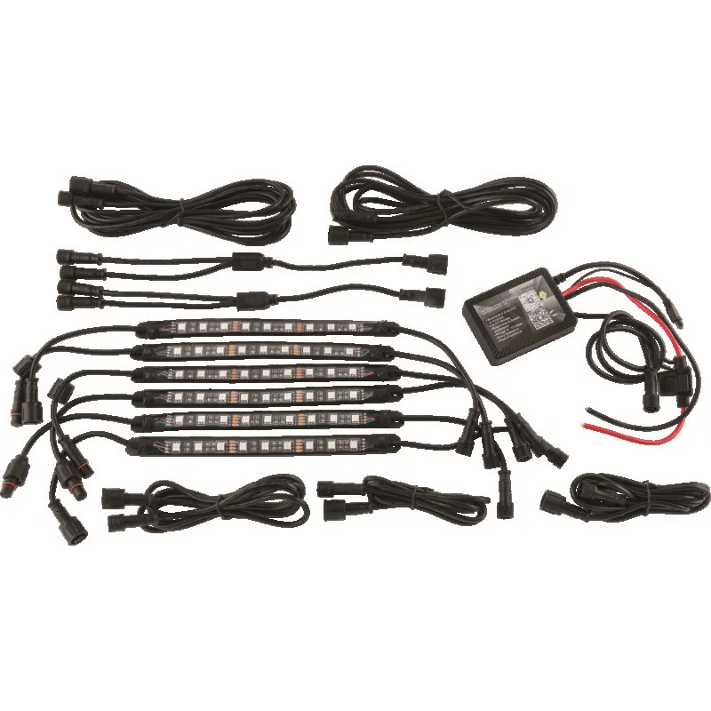 DragonFire Racing Rgb Accent Light Kit Bt 6Pc DragonFire Racing Rgb Accent Light Kit Bt 6Pc