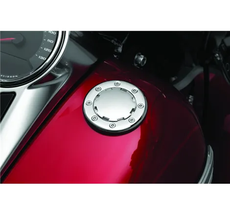 Kuryakyn Vented Flush Mount Gas Cap Chrome