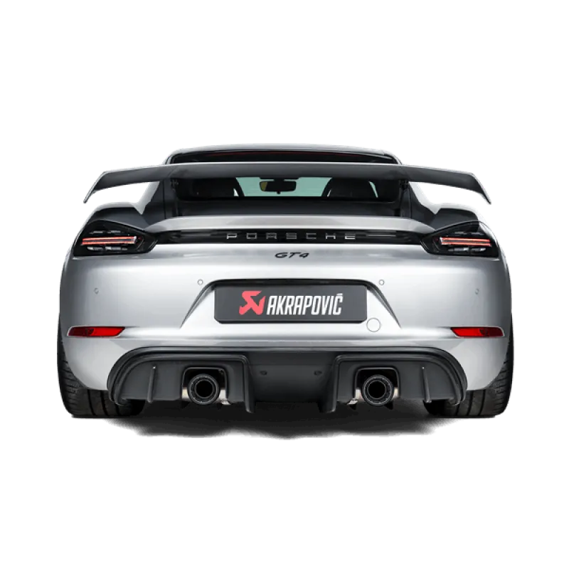 Akrapovic 2020+ Porsche Cayman GT4 (718) Slip-On Race Line (Titanium) (Req Tips / Option 2) Akrapovic 2020+ Porsche Cayman GT4 (718) Slip-On Race Line (Titanium) (Req Tips / Option 2)