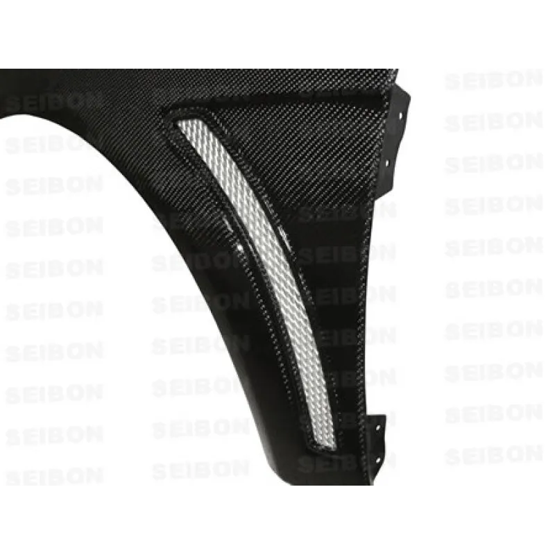 Seibon 08-12 Mitsubishi Evo X 10mm Wider Carbon Fiber Fenders Seibon 08-12 Mitsubishi Evo X 10mm Wider Carbon Fiber Fenders