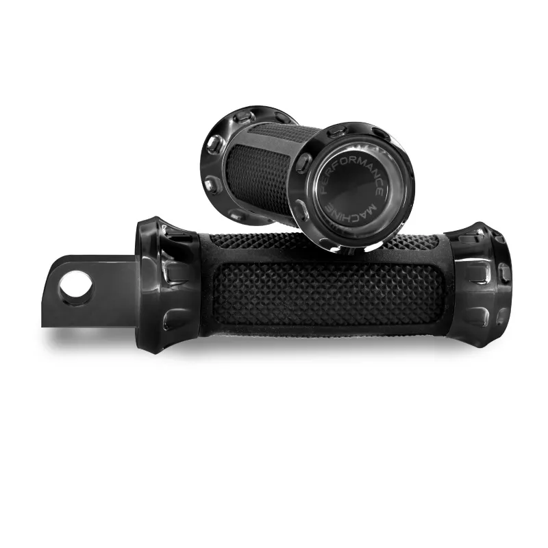 Performance Machine Footpegs Overdrive Passenger - Black Ano Performance Machine Footpegs Overdrive Passenger - Black Ano
