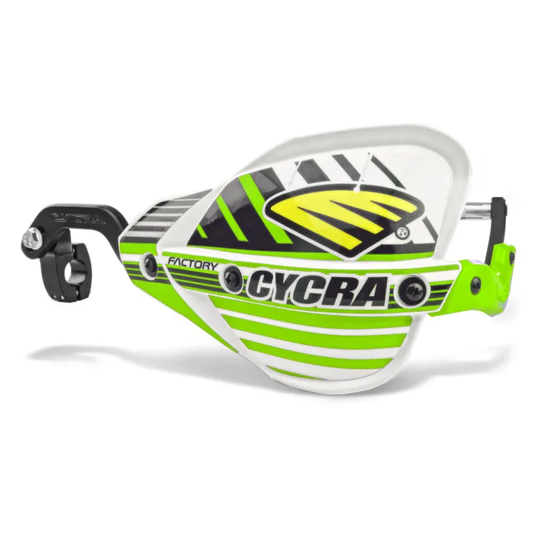 Cycra Factory Pro Bend CRM w/1-1/8 in. Clamp - Green Cycra Factory Pro Bend CRM w/1-1/8 in. Clamp - Green